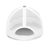 White Redfish Tail Embroidered Trucker Cap for Outdoor Style - Adjustable Comfort and Classic Fit